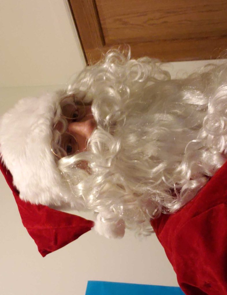 Dressing up as Santa was one of David's favorite fun thing to do in Chicago in December.
