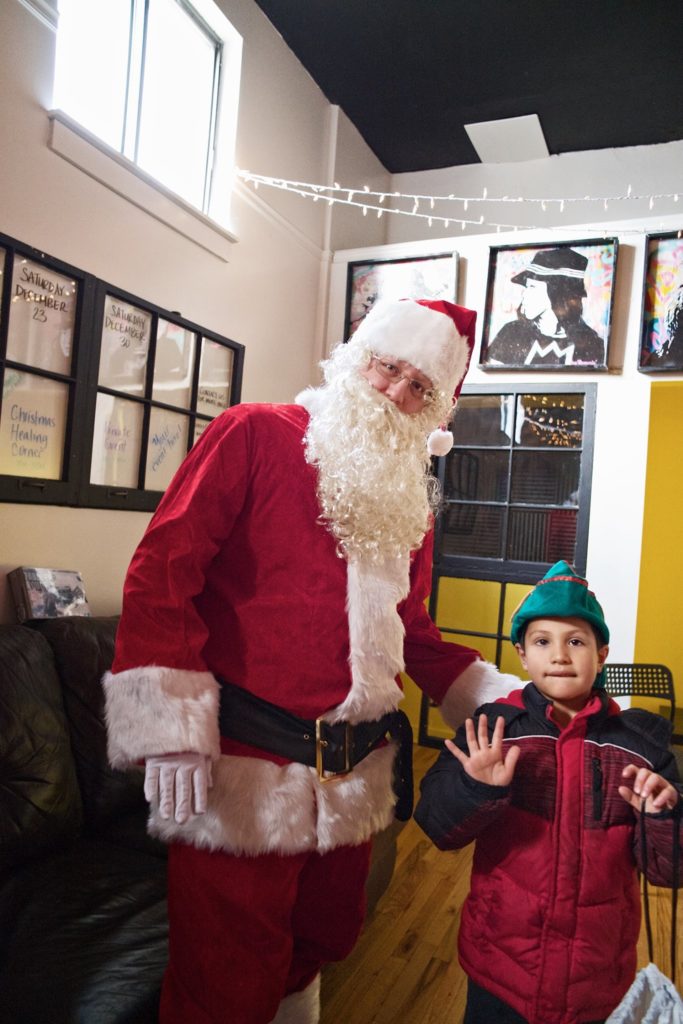 Dressing up as Santa was one of David's favorite fun thing to do in Chicago in December.
