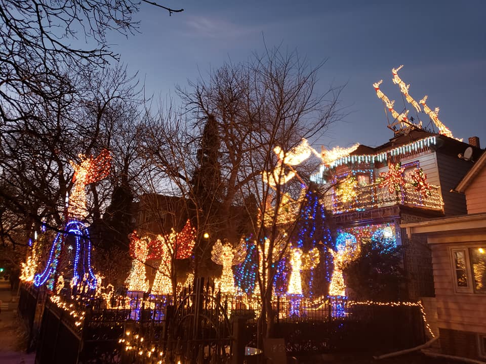 Logan Square Christmas House 8. One of the most unique fun things to do in Chicago with kids in December.