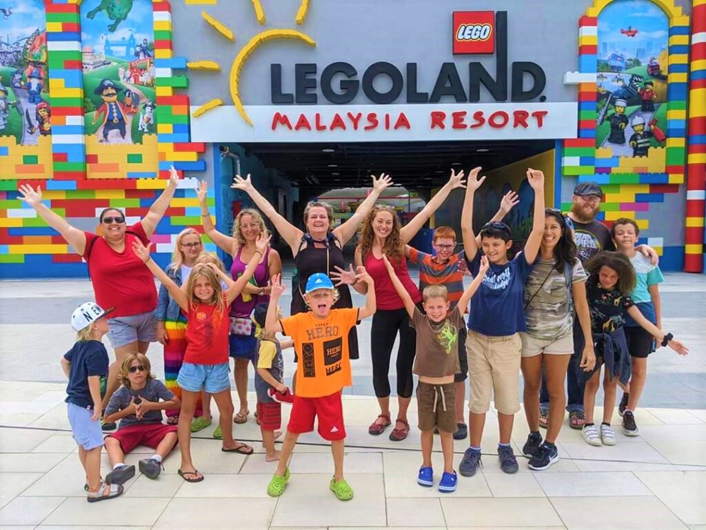 Legoland before we were stranded abroad during COVID