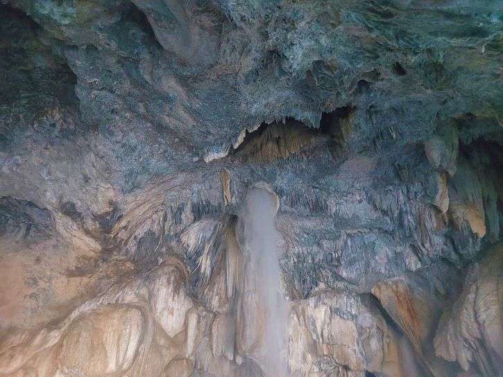 This is where the hot water at Grutas Tolantongos originates.