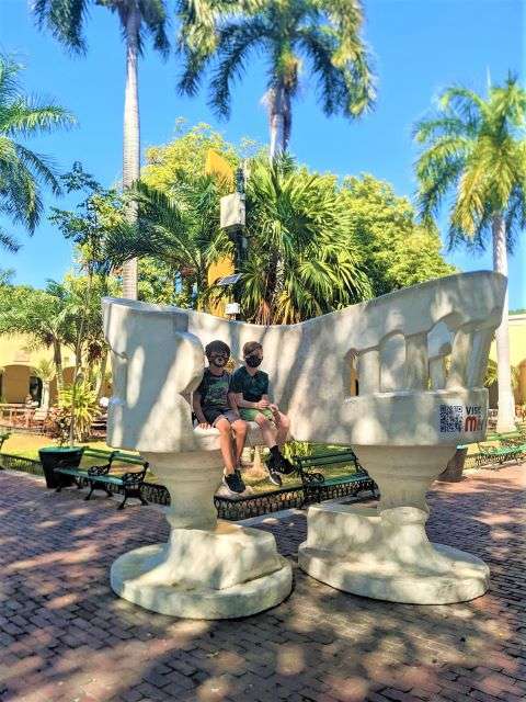 All families visiting Merida with Kids need a photo in these huge chairs!