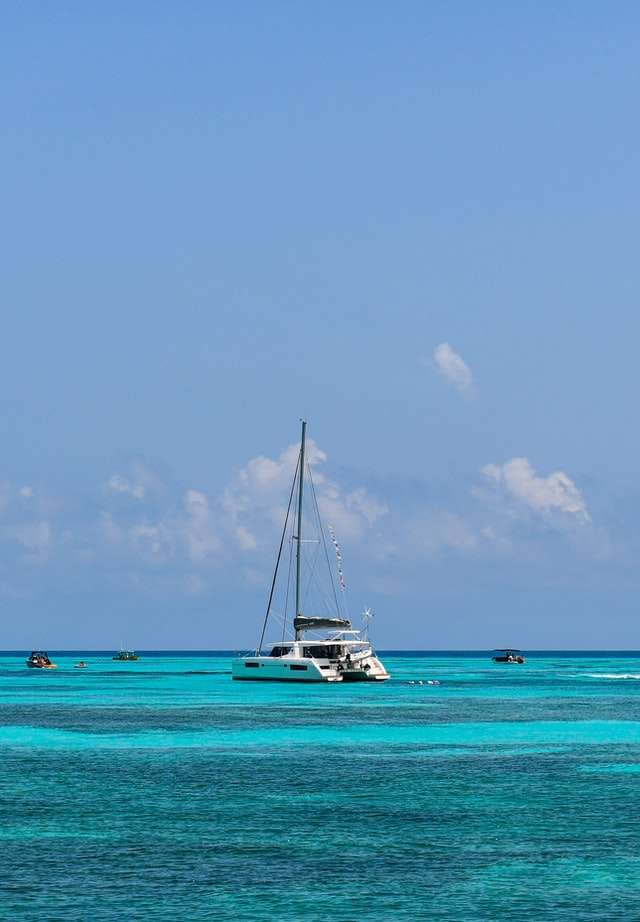 My preferred way for how to get to Isla Mujeres is by catamaran!