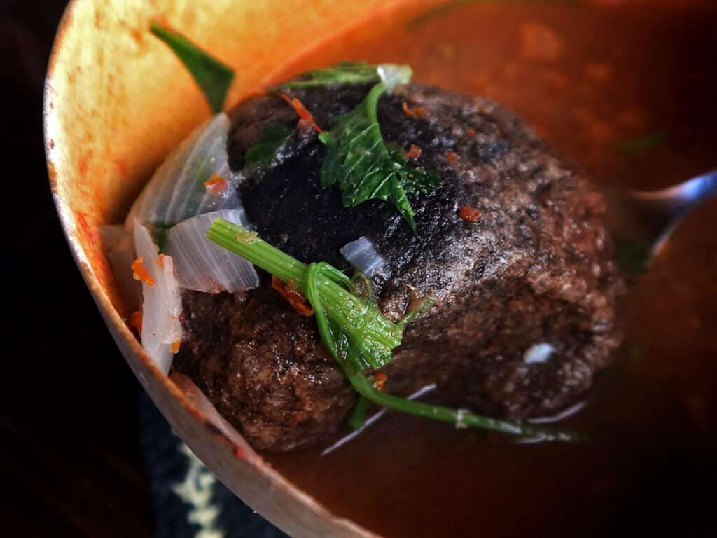 Caldo de Piedra is a must try food in Oaxaca with kids.