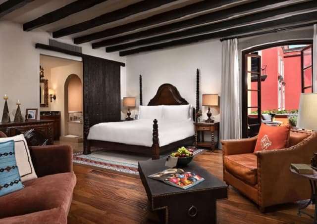 The Rosewood Resort is an excellent luxury hotel to stay when visiting San Miguel de Allende with kids.