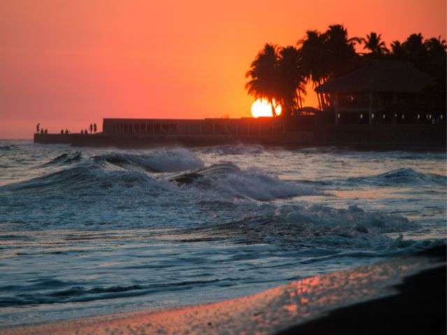 Watching the Sunset is one of the best things to do in El Tunco, El Salvador.