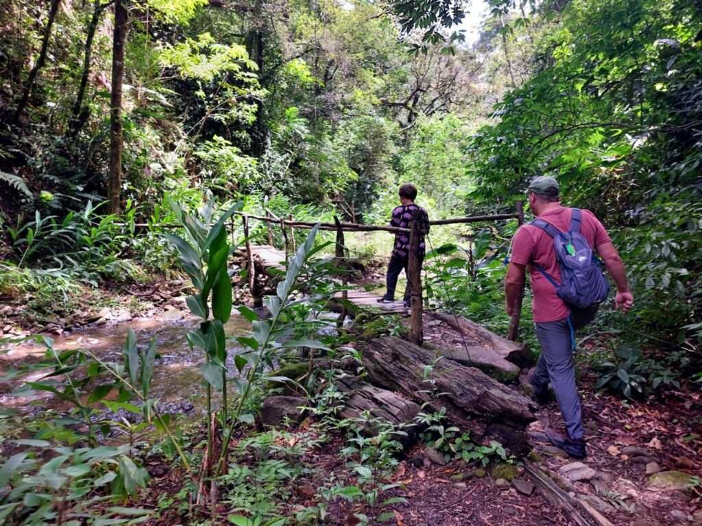 Little Man had a blast on our Monteverde waterfall hike.