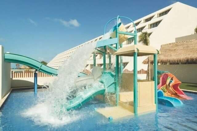 The Hyatt Ziva is the best Cancun resort with waterpark.