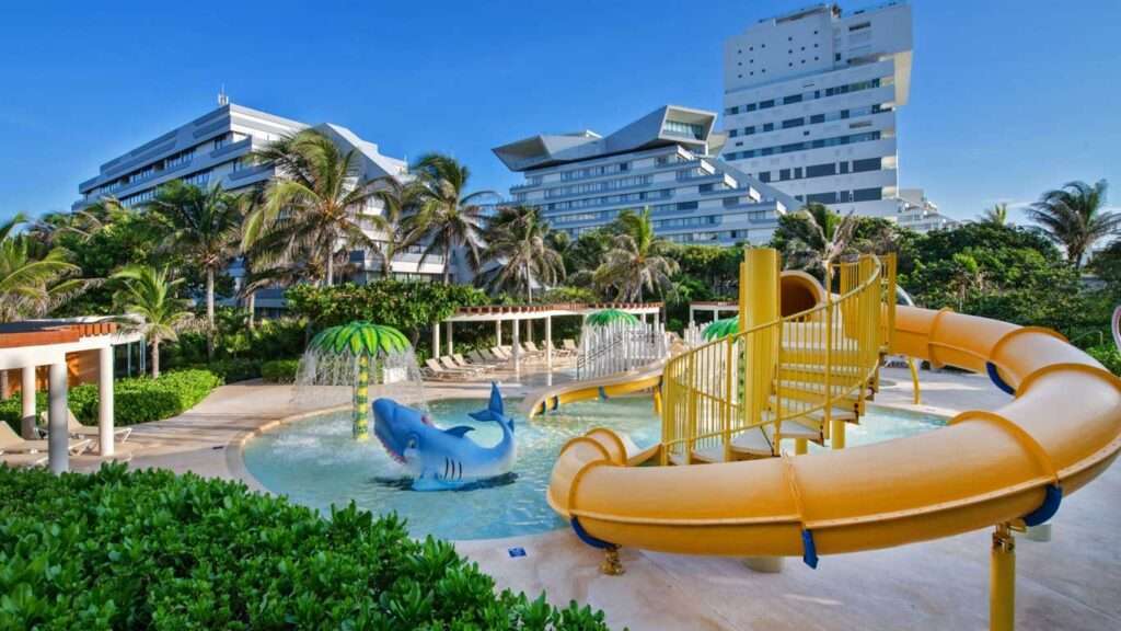 Park Royal Cancun resort with waterpark is top rated in the area.
