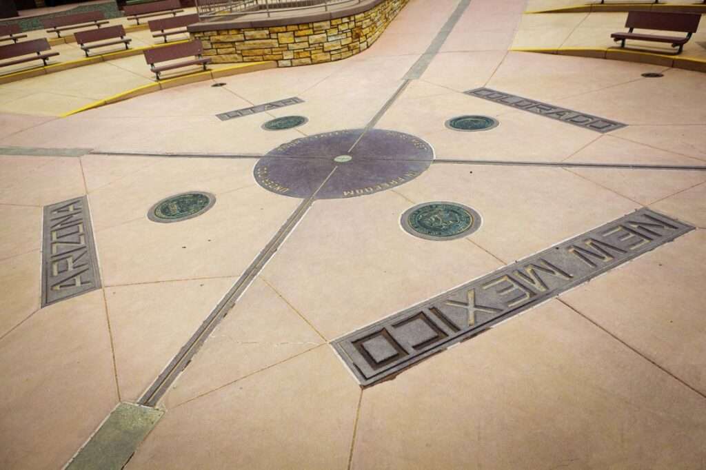 Fun day trips from Scottsdale include Four Corners Monument.