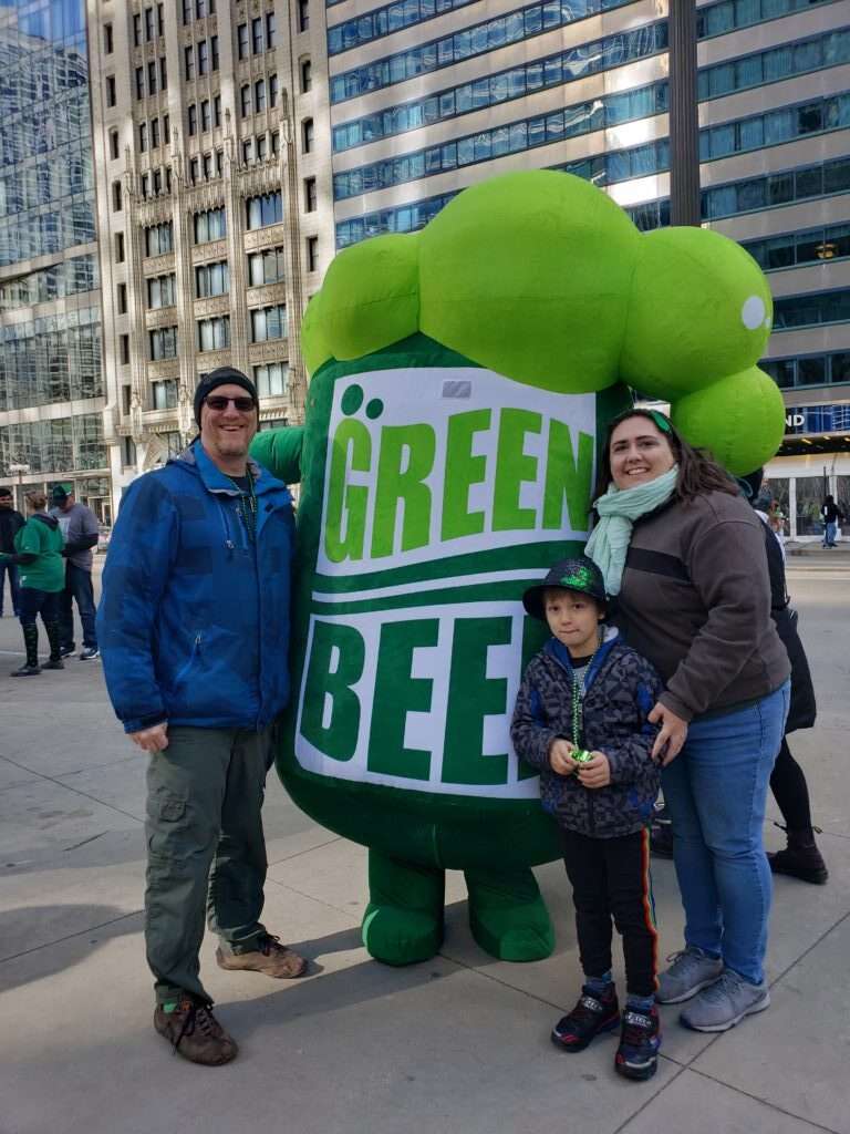 Beer Chicago River Dyeing
