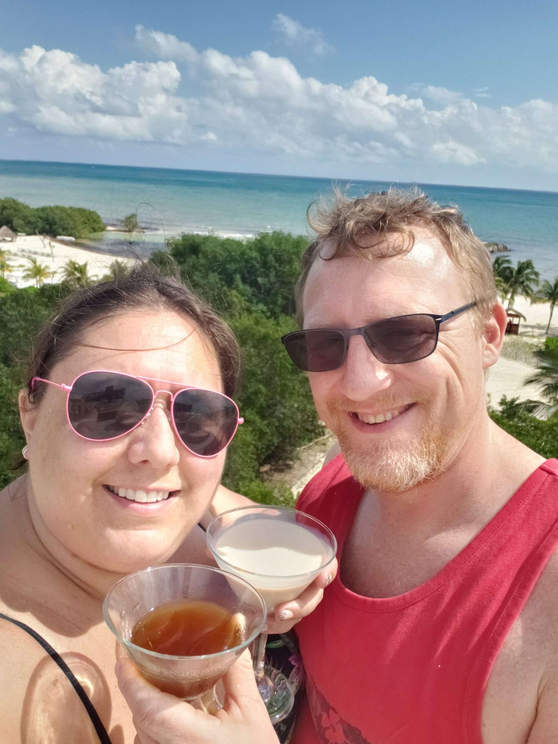 Martinis at our favorite all-inclusive eco-resort.