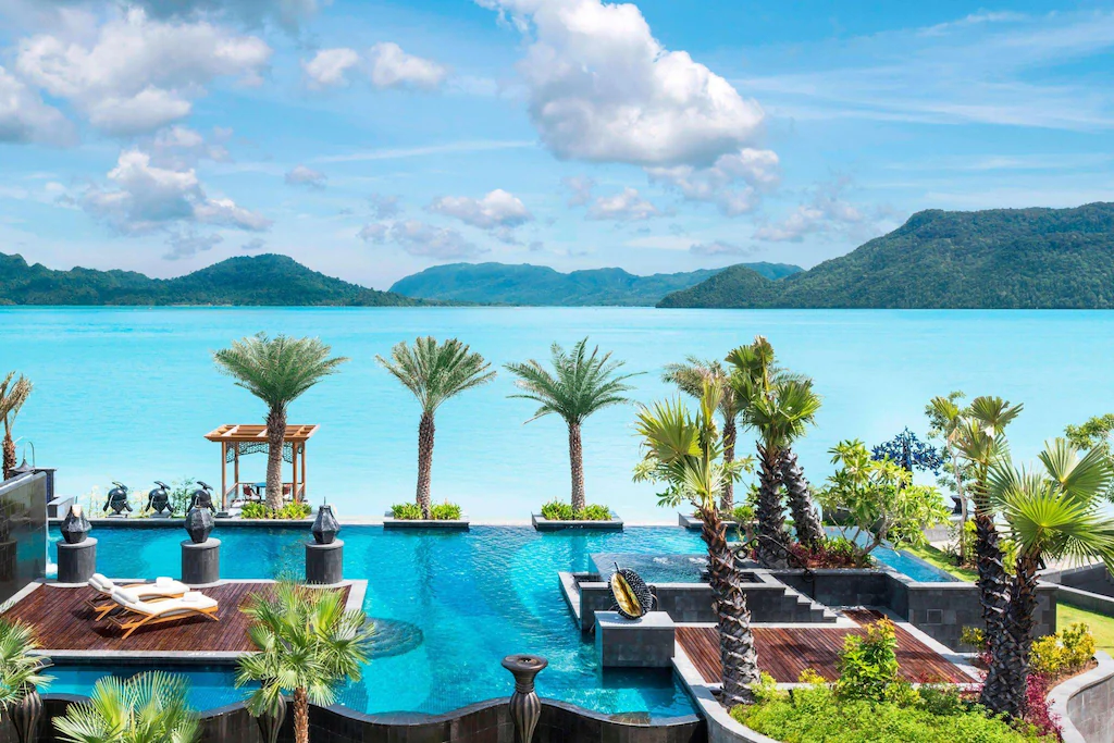 Pool and Adaman Sea View at St Regis Langkawi hotel