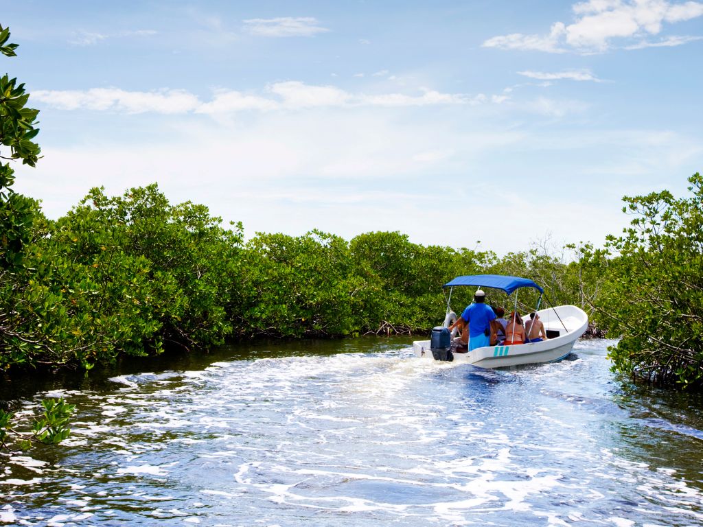 Sian Ka'an is a fun nature experience in Tulum with kids.