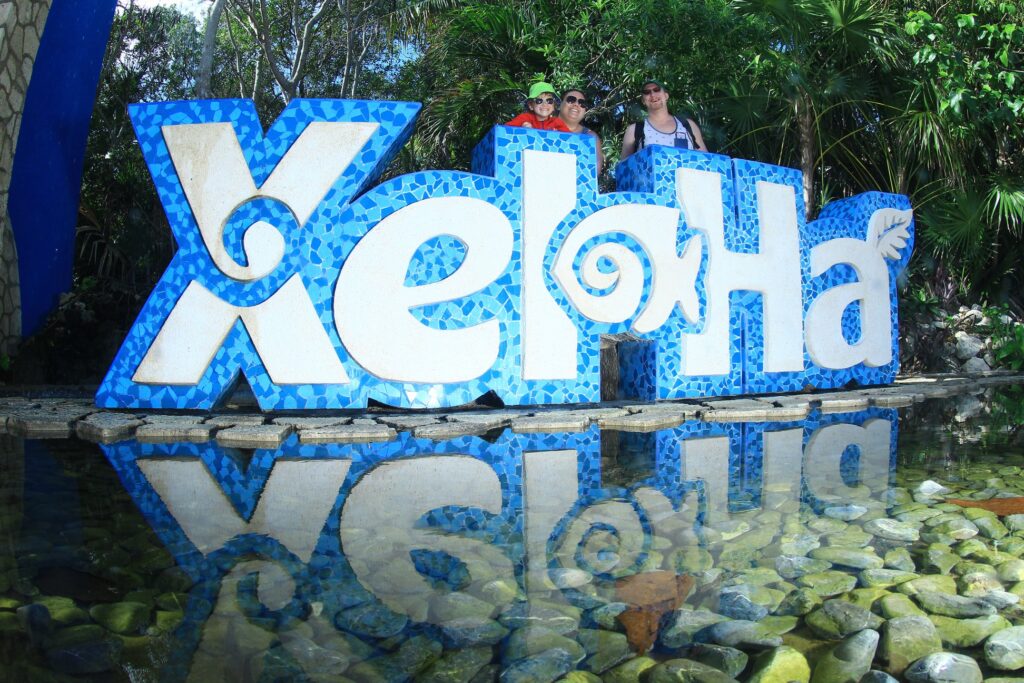 Xel Ha is one of the waterparks in Playa del Carmen.