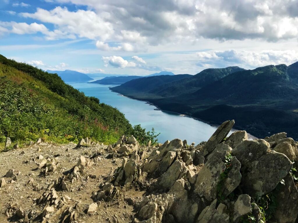 View from Mount Roberts Trail in Juneau Alaska